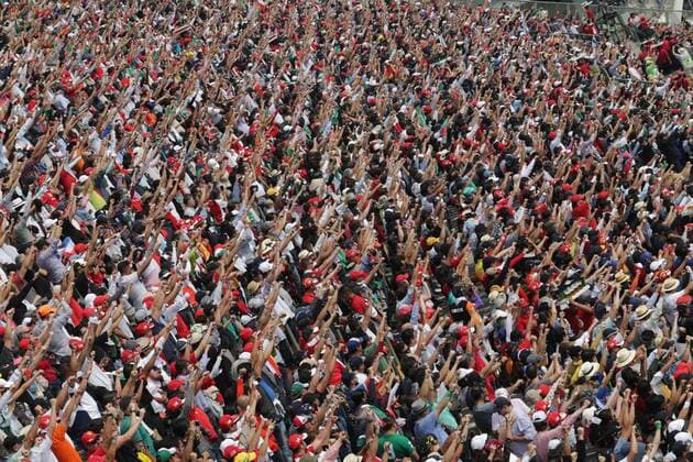 29.10.2017 - Race, Fans Mexican Grand Prix, Mexico City 26 - 29 October 2017 29.10.2017 - Race, Fans 
