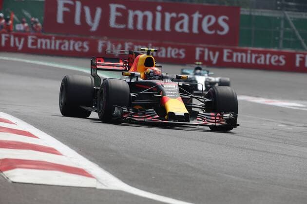 Formel 1, GP Mexiko, Max Verstappen gewinnt 29.10.2017 - Race, Max Verstappen (NED) Red Bull Racing RB13 Mexican Grand Prix, Mexico City 26 - 29 October 2017 29.10.2017 - Race, Max Verstappen (NED) Red Bull Racing RB13 