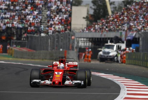Motorsports: FIA Formula One World Championship WM Weltmeisterschaft 2017, Grand Prix of Mexico, 5 Sebastian Vettel (GER, Scuderia Ferrari), Mexico-City Mexico