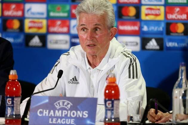 Coach Jupp Heynckes Bayern Muenchen Press Conference Celtic Glasgow vs Bayern Munich Champions League Football 30 10 2017 Glasgow Copyright: xLanger Eibner-Pressefotox EP_HLR