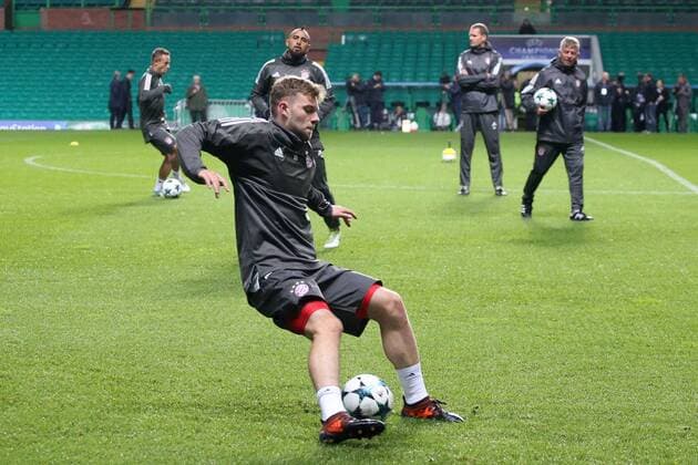 Manuel Wintzheimer FC Bayern Muenchen 20 Training Celtic Glasgow vs Bayern Munich Champions League Football 30 10 2017 Glasgow Copyright: xLanger Eibner-Pressefotox EP_HLR