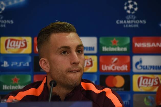 Right wing forward Gerard Deulofeu of FC Barcelona Barca First training and press conference PK Pressekonferenz of FC Barcelona in Piraeus for the UEFA Champions League match gainst Olympiakos Piraeus, in Piraeus on October 30, 2017