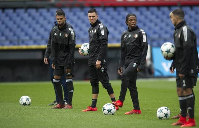 Fußball, CL, Feyenoord Rotterdam Training 31-10-2017 VOETBAL: TRAINING FEYENOORD: ROTTERDAM Steven Berghuis (Feyenoord) Foto: SCS Michel Utrecht xVIxVIxImagesx xSoenarxChamidxsportfotografiexIVx 9170901