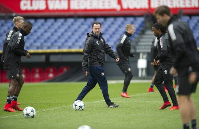 Fußball, CL, Feyenoord Rotterdam Training 31-10-2017 VOETBAL: TRAINING FEYENOORD: ROTTERDAM Jean-Paul van Gastel Foto: SCS Michel Utrecht xVIxVIxImagesx xSoenarxChamidxsportfotografiexIVx 9170958