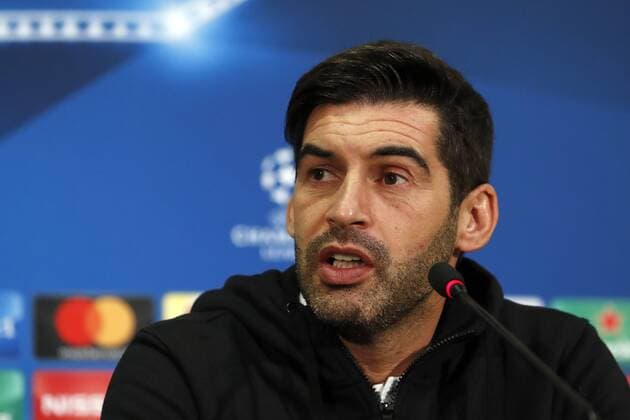 coach Paulo Fonseca of FC Shakhtar Donetsk during a press conference PK Pressekonferenz prior the UEFA Champions League group F match between Shakhtar Donetsk and Feyenoord Rotterdam at Metalist Stadium on October 31, 2017 in Kharkiv, Ukraine UEFA Champions League 2017 2018 xVIxVIxImagesx xMauricexvanxSteenxIVx 9172689