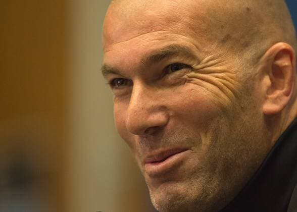 ZinŽdine Zidane manager of Real Madrid during the press conference PK Pressekonferenz on the eve of the UEFA Champions League match between Tottenham Hotspur and Real Madrid at Wembley Stadium, London, England on 31 October 2017. Copyright: xVincexMignottx 17450034
