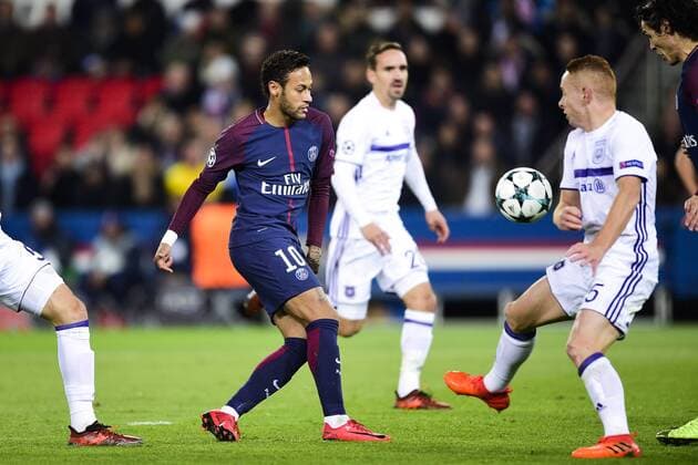 Neymar Jr PSG FOOTBALL PSG vs Anderlecht Ligue des Champions 31 10 2017 JBAutissier Panoramic 