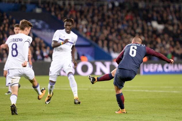 06 MARCO VERRATTI psg BUT FOOTBALL Paris SG vs Anderlecht Ligue des Champions 31 10 2017 AnthonyBIBARD FEP Panoramic 