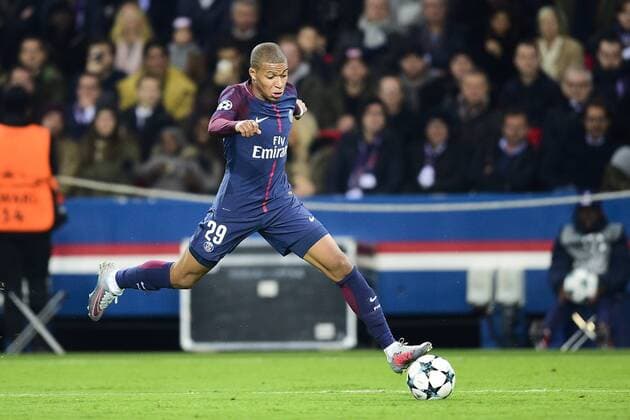 Kylian Mbappe PSG FOOTBALL PSG vs Anderlecht Ligue des Champions 31 10 2017 JBAutissier Panoramic 