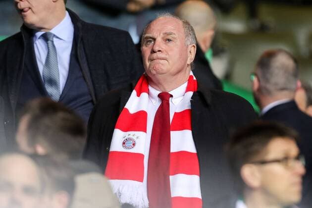 Glasgow Scotland 31 10 2017 UEFA Champions League 2017 18 Season Group Stage Group B 4 Gameday Celtic Glasgow FC Bayern Muenchen President Uli Hoeness FCB is watching DeFodi048