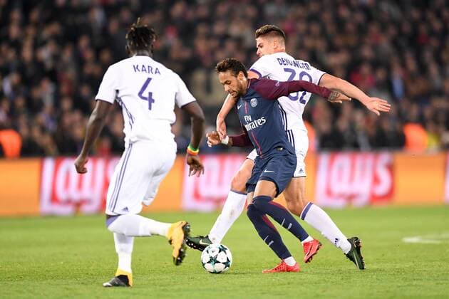 10 NEYMAR JR psg 32 Leander Dendoncker and FOOTBALL Paris SG vs Anderlecht Ligue des Champions 31 10 2017 AnthonyBIBARD FEP Panoramic 