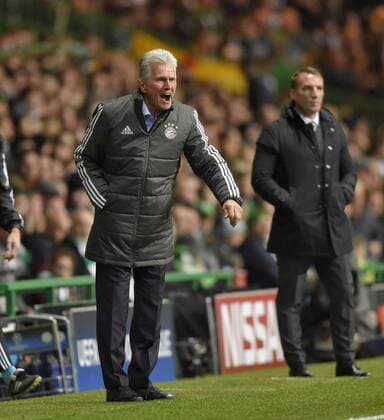 31 10 2017 Football UEFA Champions League 2017 2018 Group stage 4 Gameday Celtic Glasgow FC Bayern Munich at Celtic Park Stadium Glasgow Scotland Coach Jupp Heynckes FC Bayern Munich in Rage