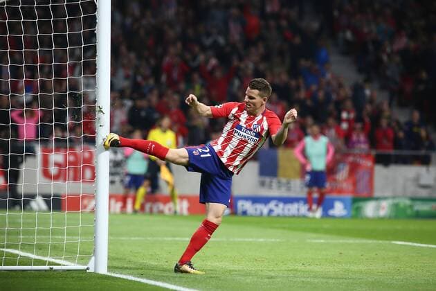 Madrid Spain 31th October 2017 Gameiro forward from Atletico de Madrid during UEFA Champions League group stage matchday 3 against QarabaÄü FK at Wanda Metropolitano Photo by Ivan Abanades Medina Cordon Press  xIvanxAbanadesxMedinax xAtleticoxdexMadridx-xQarabaÄüxFKx