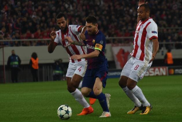 UEFA Champions League Round 4, Olympiakos Piraeus vs Barcelona FC in Piraeus on October 31, 2017 UEFA Champions League Round 4, Olympiakos Piraeus vs Barcelona FC in Piraeus on October 31, 2017