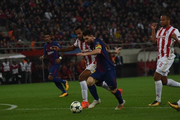 UEFA Champions League Round 4, Olympiakos Piraeus vs Barcelona FC in Piraeus on October 31, 2017 UEFA Champions League Round 4, Olympiakos Piraeus vs Barcelona FC in Piraeus on October 31, 2017