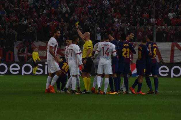 UEFA Champions League Round 4, Olympiakos Piraeus vs Barcelona FC in Piraeus on October 31, 2017 UEFA Champions League Round 4, Olympiakos Piraeus vs Barcelona FC in Piraeus on October 31, 2017
