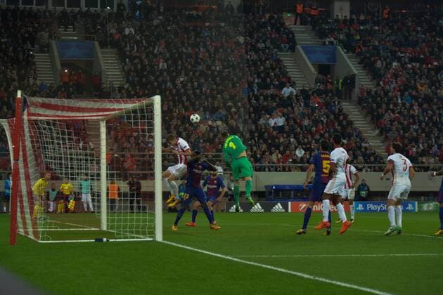 UEFA Champions League Round 4, Olympiakos Piraeus vs Barcelona FC in Piraeus on October 31, 2017 UEFA Champions League Round 4, Olympiakos Piraeus vs Barcelona FC in Piraeus on October 31, 2017