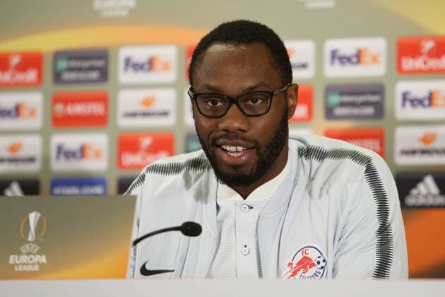 SOCCER - UEFA EL, RBS vs Konyaspor, preview SALZBURG,AUSTRIA,01.NOV.17 - SOCCER - UEFA Europa League, group stage, Red Bull Salzburg vs Atiker Konyaspor, preview, press conference PK Pressekonferenz of RBS. Image shows Reinhold Yabo (RBS). GEPAxpictures xMathiasxMandl