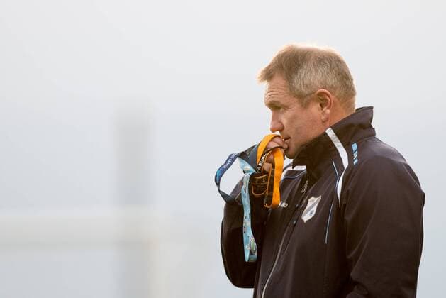 SOCCER - UEFA EL, Rijeka vs A.Wien, preview RIJEKA,CROATIA,01.NOV.17 - SOCCER - UEFA Europa League, group stage, HNK Rijeka vs FK Austria Wien, preview, training of Rijeka. Image shows head coach Matjaz Kek (Rijeka). GEPAxpictures xMaticxKlansek