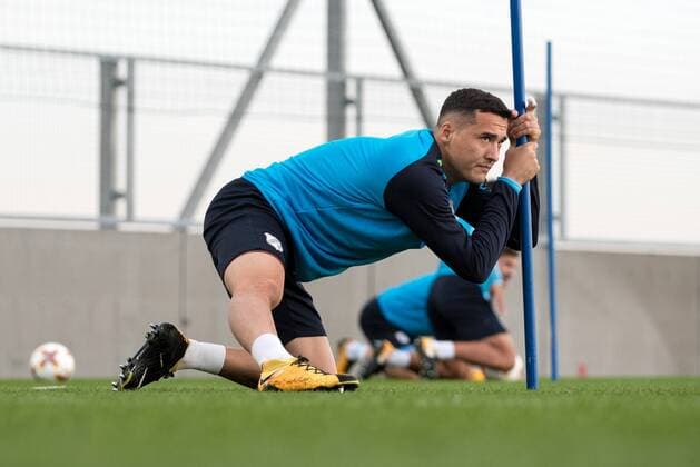 SOCCER - UEFA EL, Rijeka vs A.Wien, preview RIJEKA,CROATIA,01.NOV.17 - SOCCER - UEFA Europa League, group stage, HNK Rijeka vs FK Austria Wien, preview, training of Rijeka. Image shows Jason Davidson (Rijeka). GEPAxpictures xMaticxKlansek
