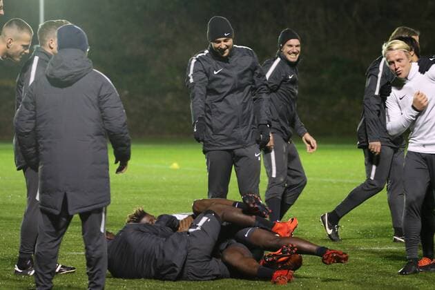 SOCCER - UEFA EL, RBS vs Konyaspor, preview SALZBURG,AUSTRIA,01.NOV.17 - SOCCER - UEFA Europa League, group stage, Red Bull Salzburg vs Atiker Konyaspor, preview, training of RBS. Image shows Jerome Onguene (RBS). GEPAxpictures xMathiasxMandl