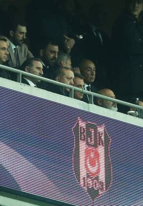 Recep Tayyip Erdogan, President of Turkey during Besiktas vs. Monaco UEFA Champions League game at Vodafone Park, Istanbul, November 1st, 2017.  Copyright: TolgaxAdanali 15844149
