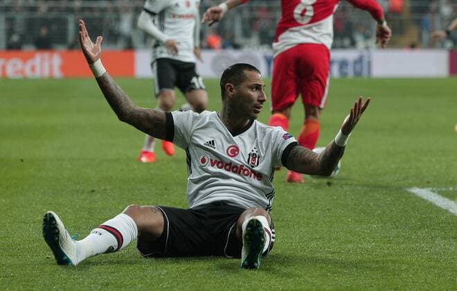 Ricardo Quaresma of Besiktas during the UEFA Champions league Group G match between Besiktas and Monaco at Vodafone Arena in Istanbul on November 01 , 2017. 
