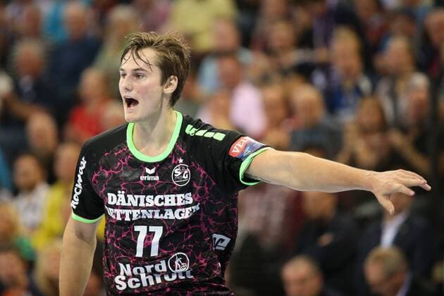 SG Flensburg Handewitt RK Celje Pivovarna Lasko EHF Champions League Flensburg 01 11 17 Flensburg 01 11 17 Sport Handball VELUX EHF Champions League Season 2017 2018 Group Stage SG Flensburg Handewitt RK Celje Pivovarna Lasko Magnus Roed SG Flensburg Handewitt 77 gestures xmmkx