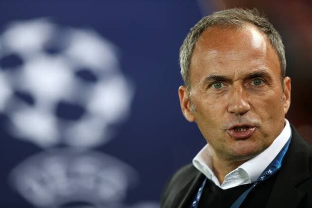 Football - 2017 2018 UEFA Champions League - Group E: Liverpool vs. NK Maribor Darko Milanic coach of Maribor at Anfield. COLORSPORT LYNNE CAMERON 