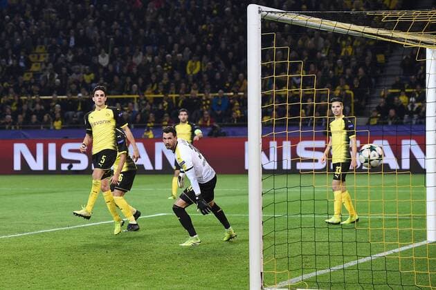 Soccer Champions League Group Stage Borussia Dortmund APOEL Nicosia on 01 11 2017 at Signal Iduna Park in Dortmund Goal to 1 xRx