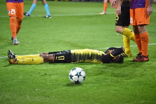 01 11 2017 Football Champions League Season 2017 2018 Preliminary Round 4 Matchday Borussia Dortmund APOEL Nicosia Pierre Emerick Aubameyang Borussia Dortmund Team2