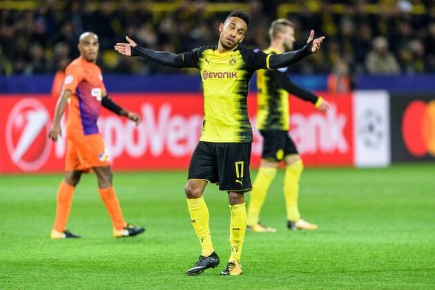 Pierre Emerick Aubameyang Borussia Dortmund 17 in the Champions League match between Borussia Dortmund and Apoel FC on 01 11 2017 Dortmund Copyright: xSchuelerx xEibnerx-xPressefotox EP_EER
