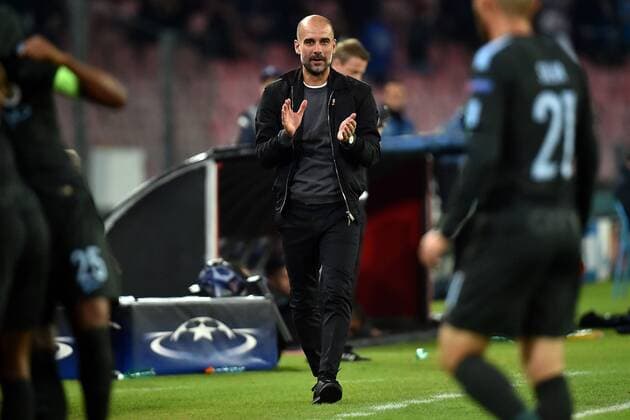 Pep Guardiola Manchester Napoli 01-11-2017 Stadio San Paolo Calcio Uefa Champions League 2017 2018 Group F Napoli - Manchester City Foto Andrea Staccioli Insidefoto andreaxstaccioli
