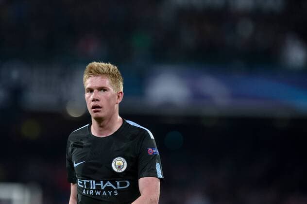 Kevin De Bruyne of Manchester City during the UEFA Champions League group F match between Napoli and Manchester City at Stadio San Paolo, Naples, Italy on 1 November 2017. Copyright: xGiuseppexMaffiax 17480083