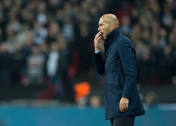 ZinŽdine Zidane manager of Real Madrid during the UEFA Champions League group H match between Tottenham Hotspur and Real Madrid at Wembley Stadium, London, England on 1 November 2017. Copyright: xVincexMignottx 17460027