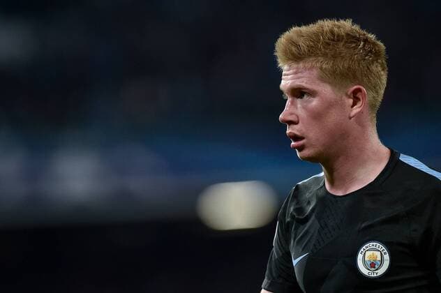 Kevin De Bruyne of Manchester City during the UEFA Champions League group F match between Napoli and Manchester City at Stadio San Paolo Naples Italy on 1 November 2017 Photo by Giuseppe Maffia  xGiuseppexMaffiax xUKSPx AFP7x xNapolixvxManchesterxCity,xItaly,xNovx1thx2017x