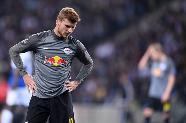 FOOTBALL CHAMPIONS LEAGUE SEASON 2017 2018 GROUP PHASE FC Porto RB Leipzig 01 11 2017 Timo Werner RB Leipzig Porto