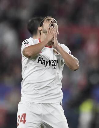 The player of the Sevilla Nolito during the party belonging to League of Champions facing to the Sevilla FC vs Spartak Moscu stadium Ramon Sanchez Pizjuan on the 01 10 2017th Seville Andalusia Spain foto Cristobal Duenas  xx xx
