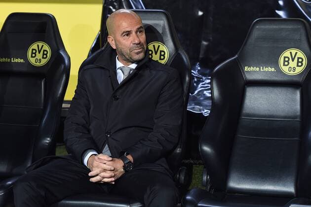 Soccer Champions League group stage Borussia Dortmund APOEL Nicosia on 01 11 2017 in Signal Iduna Park in Dortmund Peter Bosz coach Dortmund xRx