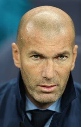 (171102) -- LONDON, Nov. 2, 2017 () -- Real Madrid coach Zinedine Zidane is seen during the UEFA Champions League Group H match between Tottenham Hotspur and Real Madrid at Wembley Stadium in London, Britain on Nov. 1, 2017. Tottenham Hotspur won 3-1. () (SP)BRITAIN-LONDON-FOOTBALL-UEFA CHAMPIONS LEAGUE-GROUP H Xinhua 