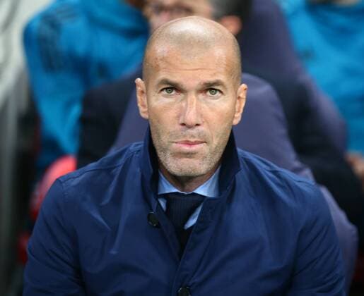 November 1, 2017 - London, United Kingdom - Zinedine Zidane Head Coach of Real Madrid CF.during ChampionS League Group H match between Tottenham Hotspur against Real Madrid at Wembley Stadium London on 1 Oct 2017 Tottenham Hotspur v Real Madrid - UEFA Champions League  - ZUMAn230 20171101_zaa_n230_479 Copyright: xKieranxGalvinx
