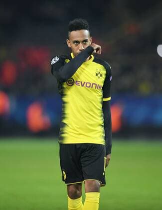 01 11 2017 Soccer Champions League Season 2017 2018 Preliminary Round 4 Matchday Borussia Dortmund APOEL Nicosia 1 1 Pierre Emerick Aubameyang Borussia Dortmund Team2