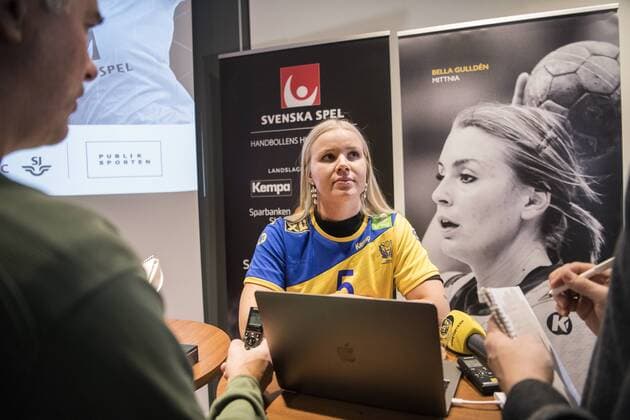 171102 VMma Fernis under en presskonferens inför handbolls-VM anordnad av Svenska Handbollsförbundetden 2 novVMber 2017 i Stockholm.  Copyright: JOHANNAxLUNDBERG BB171102JL004