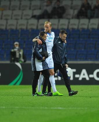 Kevin Vogt of Hoffenhein during the UEFA Europa League group C match between Istanbul Basaksehir and Hoffenheim at Basaksehir Fatih Terim Stadium in Istanbul, Turkey, on November 02, 2017. 