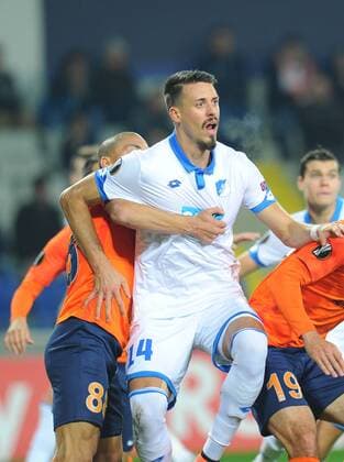 Sandro Wagner of Hoffenhein during the UEFA Europa League group C match between Istanbul Basaksehir and Hoffenheim at Basaksehir Fatih Terim Stadium in Istanbul, Turkey, on November 02, 2017. 