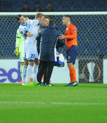 Kevin Vogt of Hoffenhein during the UEFA Europa League group C match between Istanbul Basaksehir and Hoffenheim at Basaksehir Fatih Terim Stadium in Istanbul, Turkey, on November 02, 2017. 