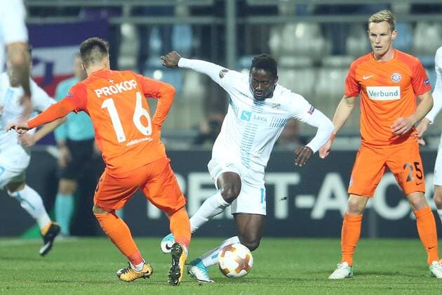 UEFA Europa League - HNK Rijeka vs Austria Wien 02.11.2017., Rijeka, Croatia - UEFA Europa League, group D, round 4, HNK Rijeka - Austria Wien. Maxwell Acosty.  GoranxStanzl PIXSELL