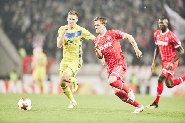 02 11 2017 Leverkusen Germany Uefa Euro League Group H 1 FC Cologne Bate Borissow Cologne Simon Zoller