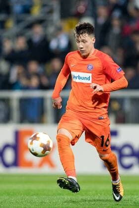 SOCCER - UEFA EL, Rijeka vs A.Wien RIJEKA,CROATIA,02.NOV.17 - SOCCER - UEFA Europa League, group stage, HNK Rijeka vs FK Austria Wien. Image shows Dominik Prokop (A.Wien). GEPAxpictures xMaticxKlansek
