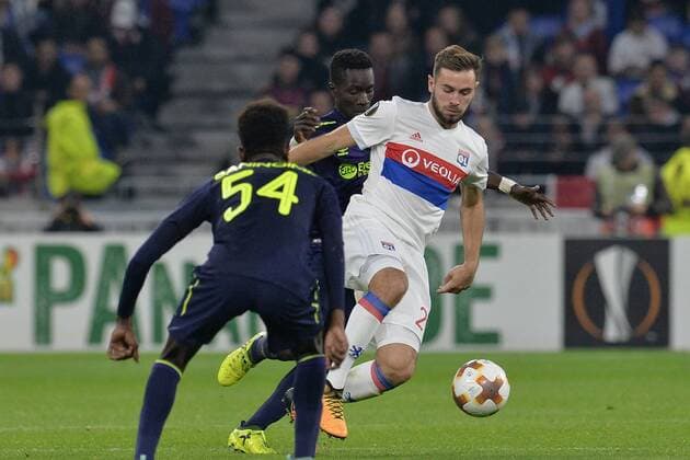 Lucas Tousart lyon FOOTBALL Lyon vs Everton Ligue Europa Phase de goupe 02 11 2017 FredericChambert Panoramic 